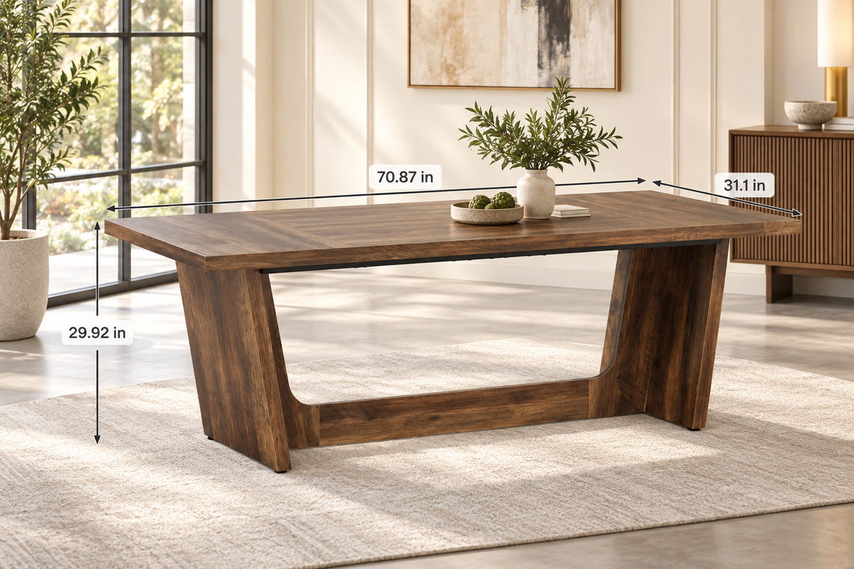 Bureau de Direction 180 cm – Grand Bureau Informatique Industriel en Bois et Métal