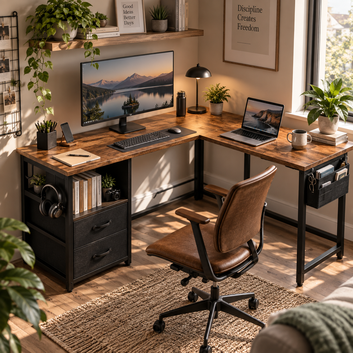 Bureau d'angle 120X75cm