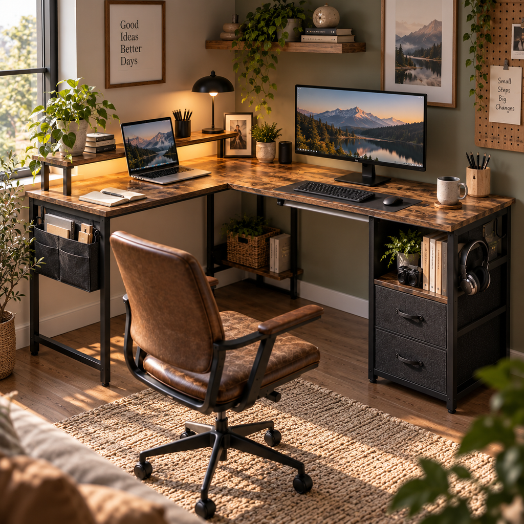 Bureau d'angle 120X75cm