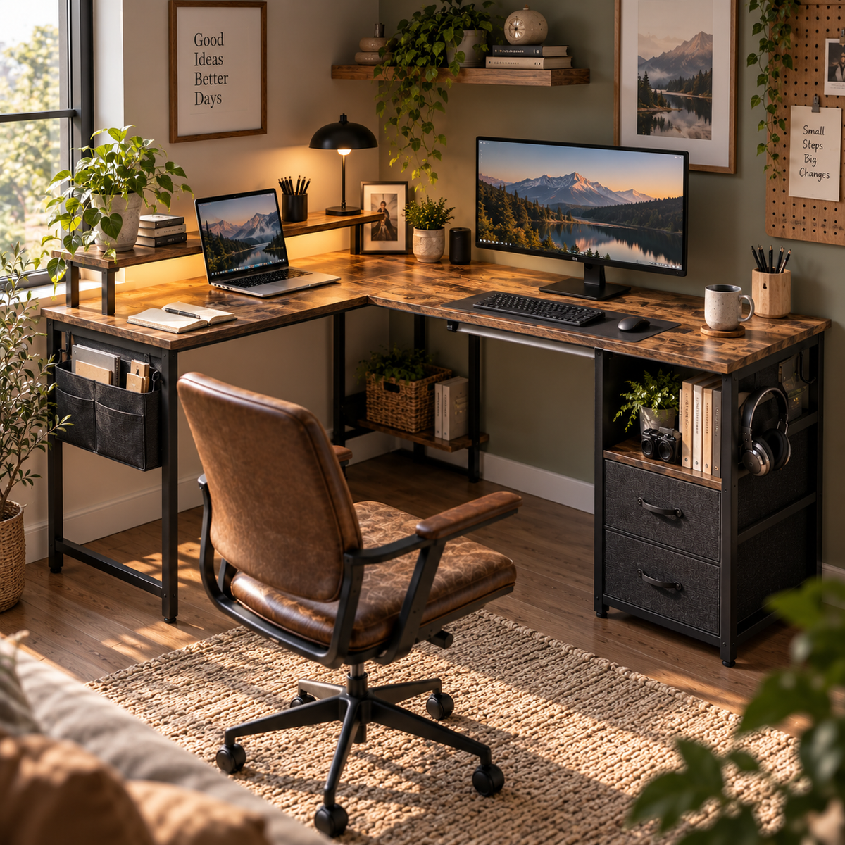 Bureau d'angle 120X75cm