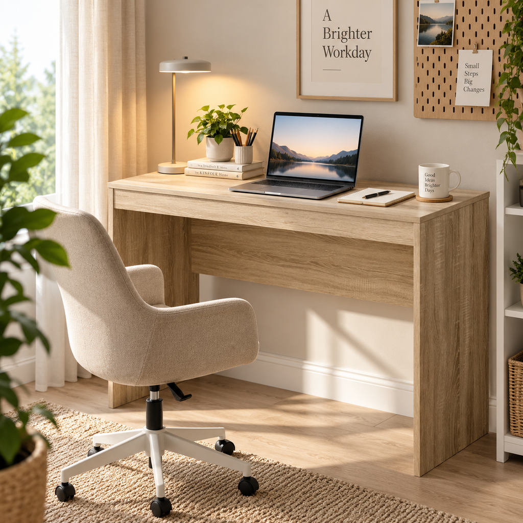 Bureau en chêne 100 x 40 x 76 cm