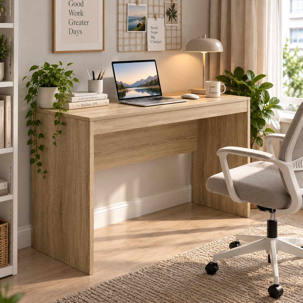 Bureau en chêne 100 x 40 x 76 cm
