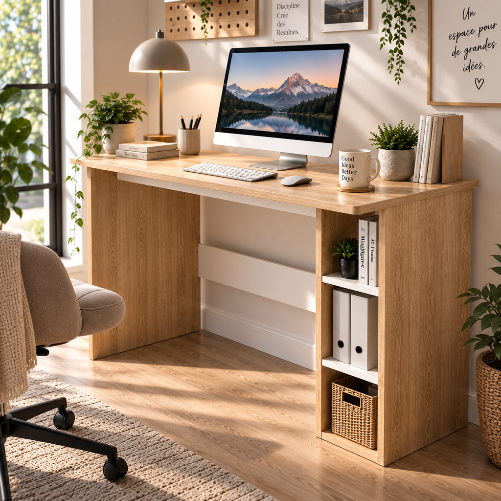 Bureau informatique, table d'ordinateur dim. 100 x 44 x 74 cm
